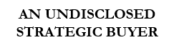 An Undisclosed Strategic buyer logo
