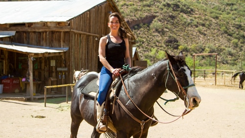 1060 Capital, LLC team members riding horses