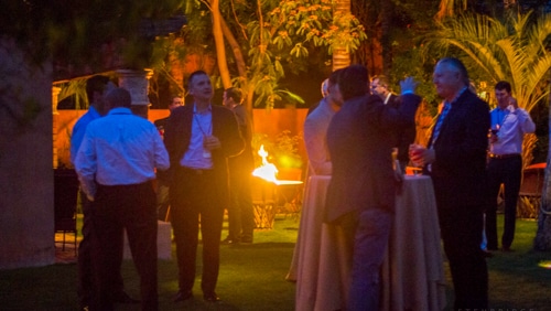 1060 Capital, LLC team members socializing at an event