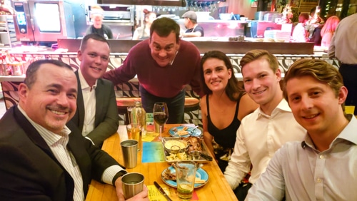 1060 Capital, LLC team members socializing at an event